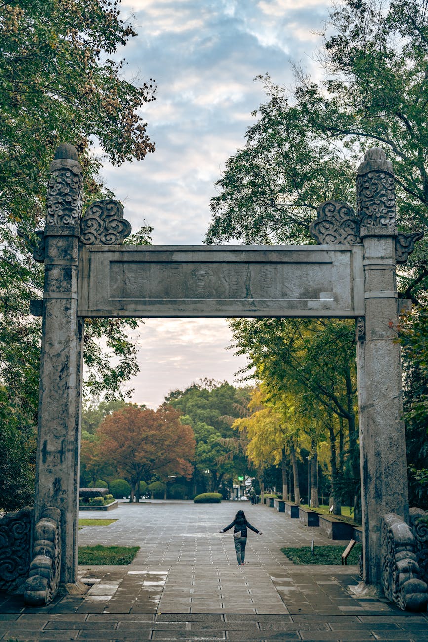 Photo by Cheng Shi Song | via Pexels | License: Pexels License | https://www.pexels.com/photo/ancient-stone-archway-in-nanjing-park-35022549/