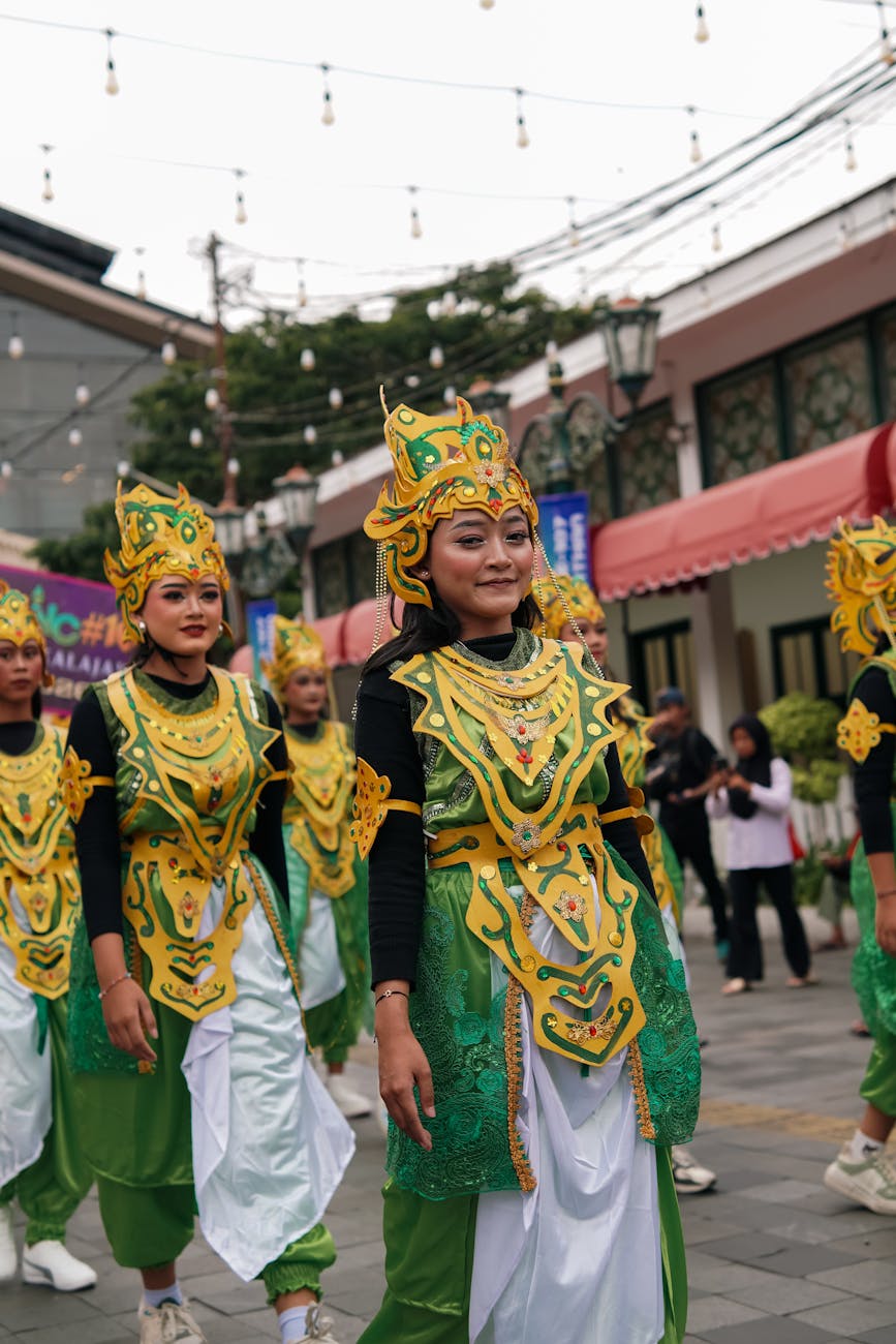 Photo by Yazid N | via Pexels | License: Pexels License | https://www.pexels.com/photo/traditional-parade-in-yogyakarta-with-colorful-costumes-35339055/