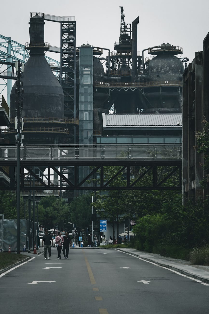 Photo by Wang Qihang | via Pexels | License: Pexels License | https://www.pexels.com/photo/industrial-urban-scene-in-beijing-china-34201606/
