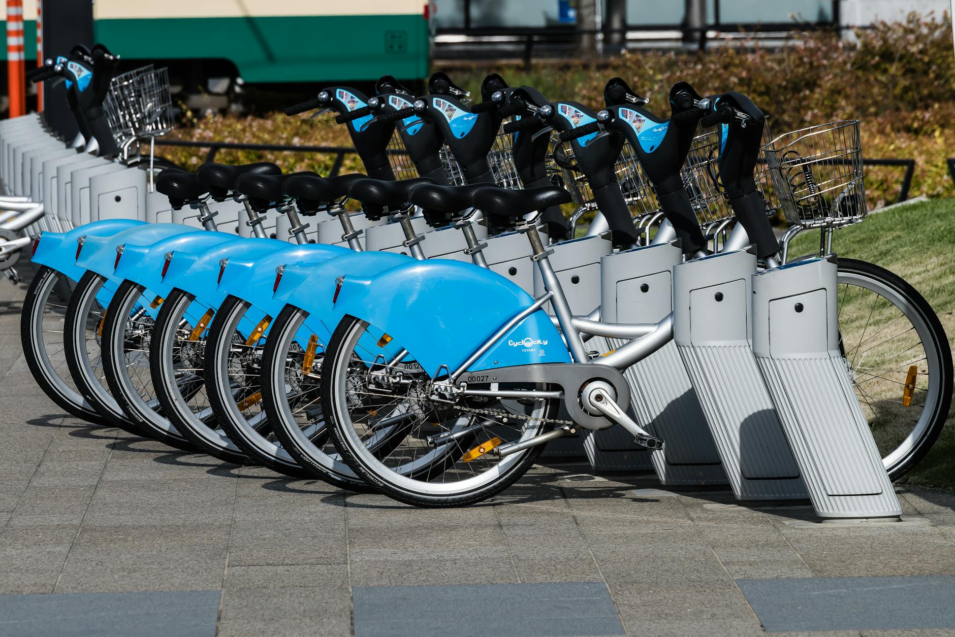 Photo by Daven Hsu | via Pexels | License: Pexels License | https://www.pexels.com/photo/row-of-rental-bicycles-in-toyama-city-japan-35441757/