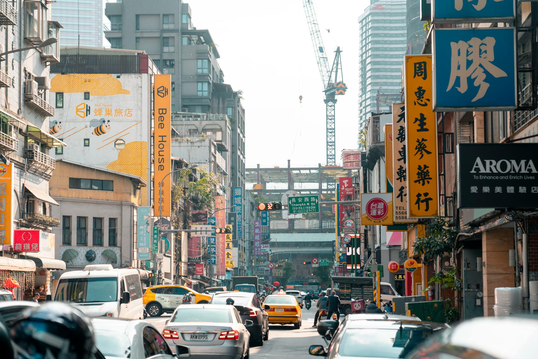 Photo by Jimmy Liao | via Pexels | License: Pexels License | https://www.pexels.com/photo/bustling-street-scene-in-taipei-taiwan-35530434/
