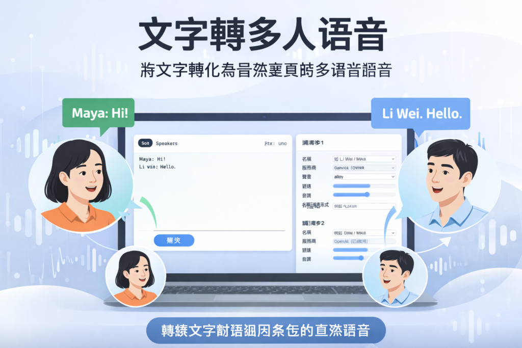 文字轉多人語音