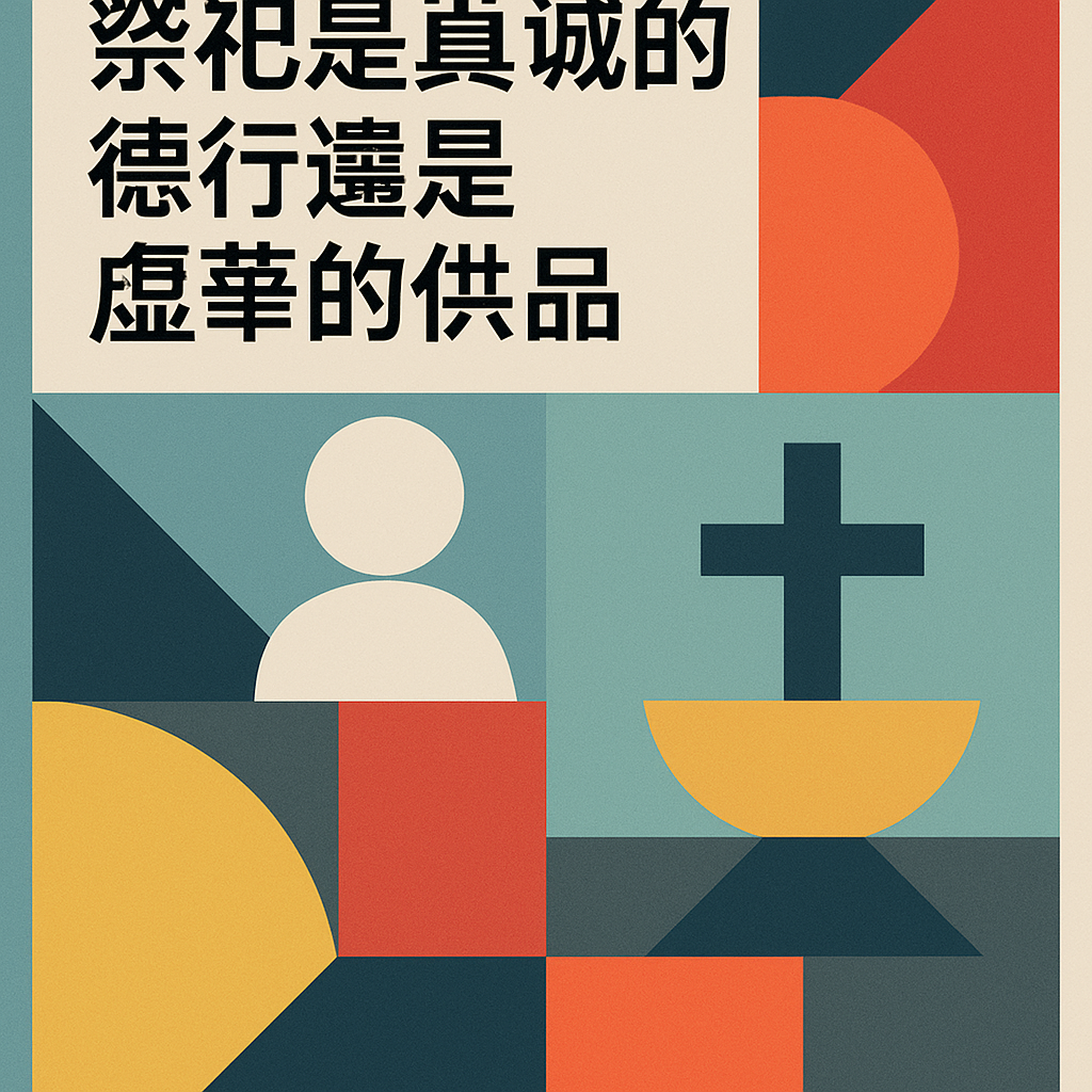 祭祀是真誠的德行還是虛華的供品