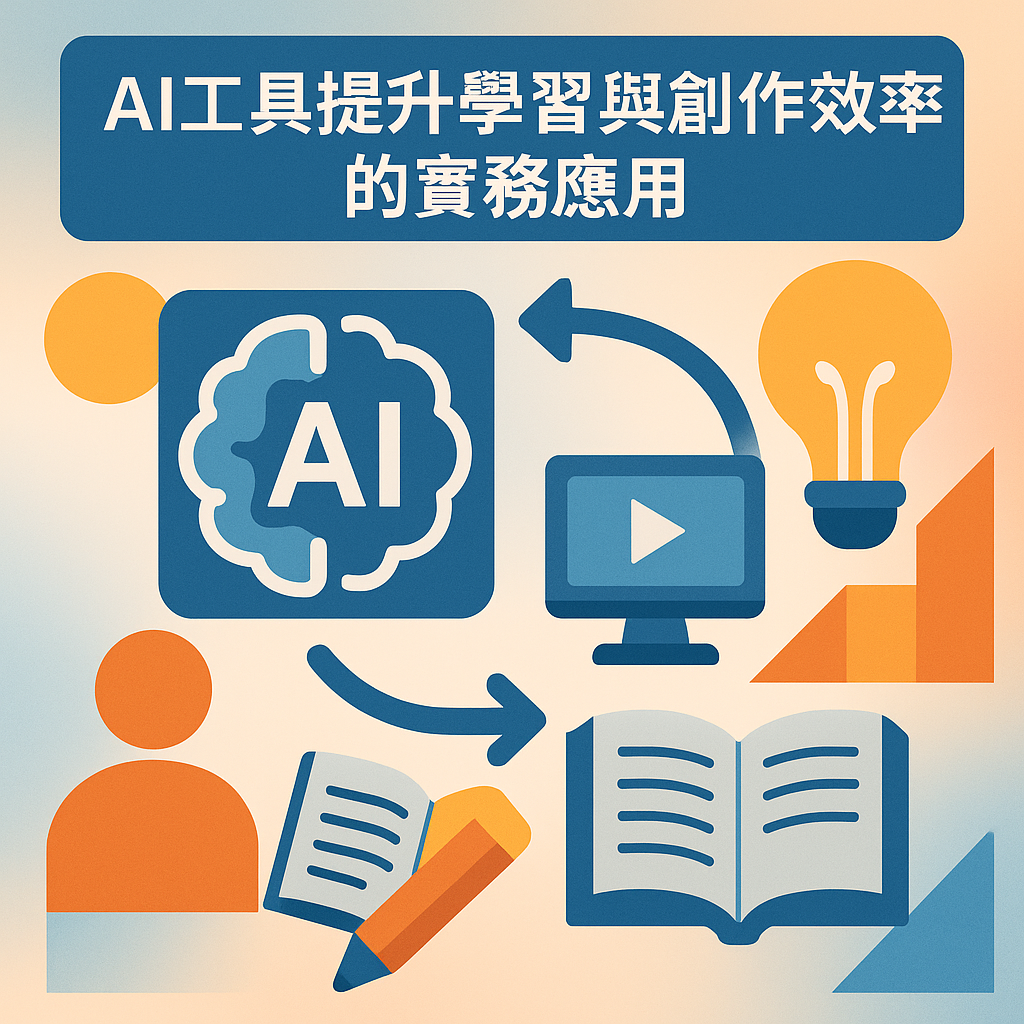 AI工具提升學習與創作效率的實務應用