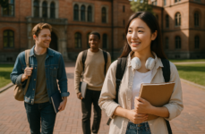 示意圖：校園中的英語學習氛圍｜英語聽力卡關？用「情境聯想法」讓你起步更順