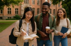 示意圖：校園中的英語學習氛圍｜英語點讀器讓閱讀更有效的使用技巧