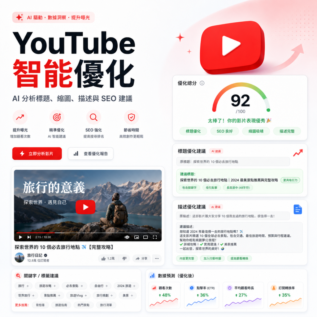 YouTube 智能優化會員
